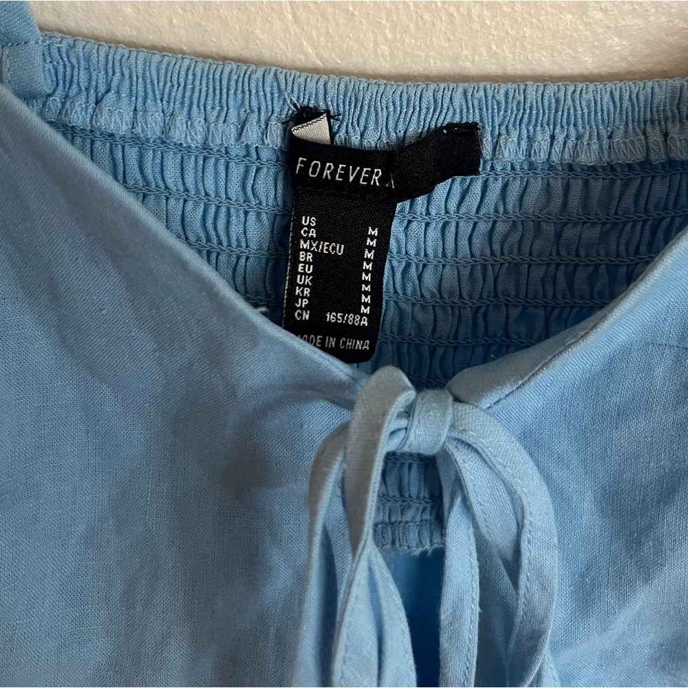 Light Blue Mini Dress Size Medium - Picture 5 of 5